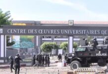 UCAD :Les affrontements entre forces de l’ordre et étudiants reprennent, plusieurs blessés enregistrés